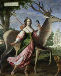 Marie de Rohan-Montbazon Duchess of Chevreuse as Diana the Huntress